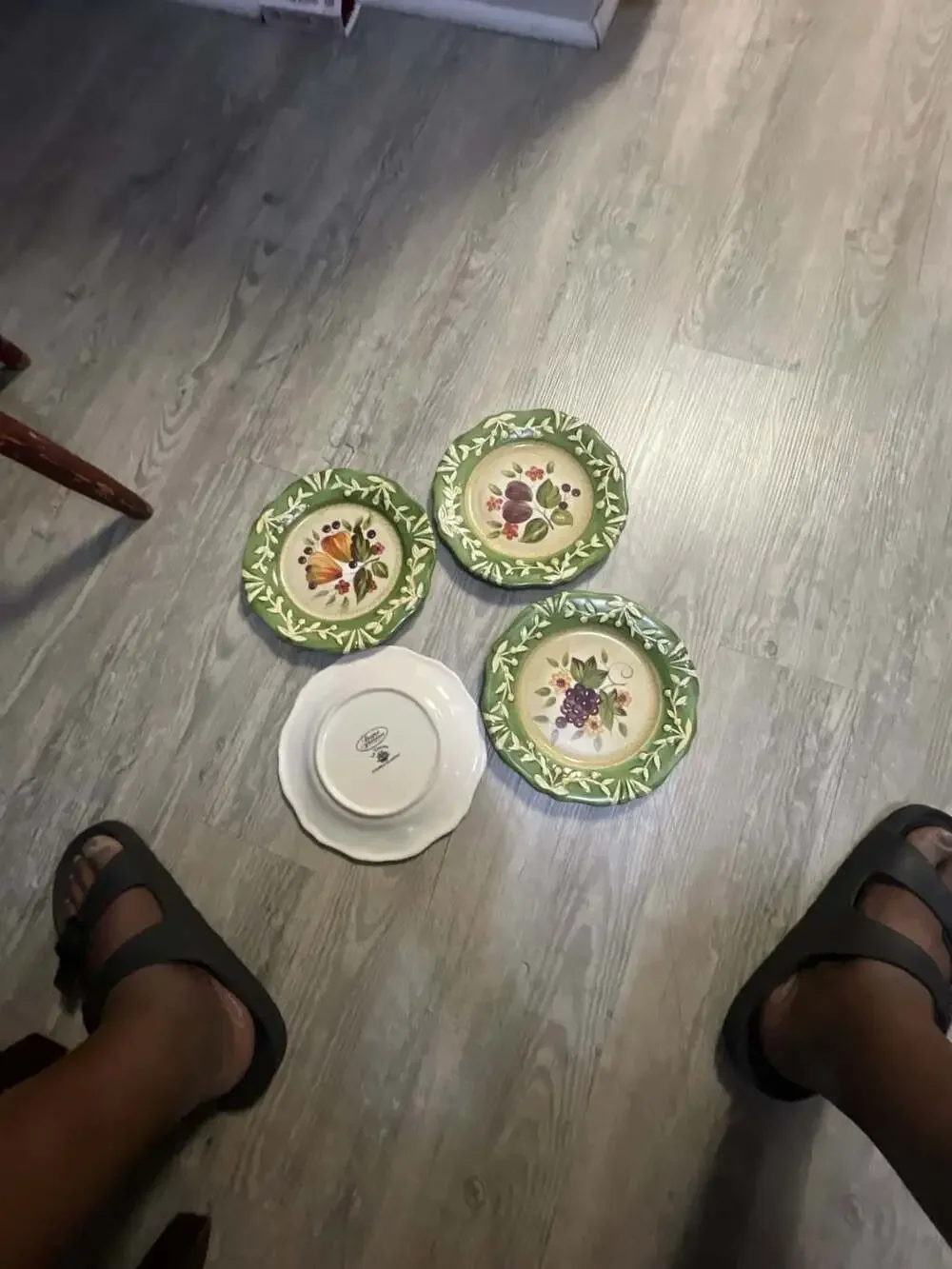 Certified International La Toscana Salad/Dessert Plates .Set of 4